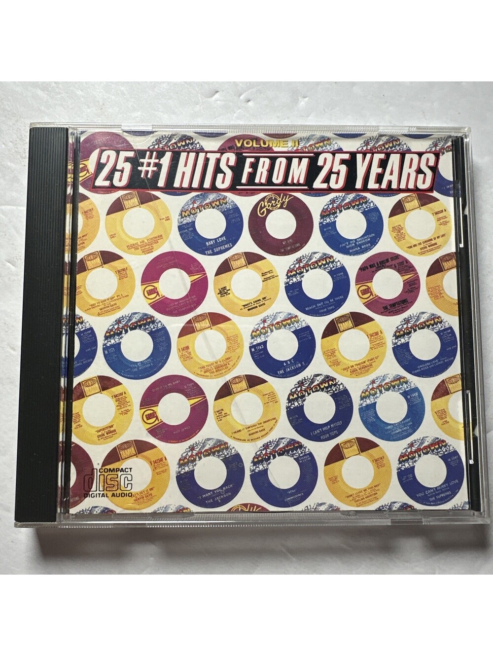 25 #1 Hits From 25 Years, Vol. II Motown Various Artist 1970s 1980s Music CD 80s